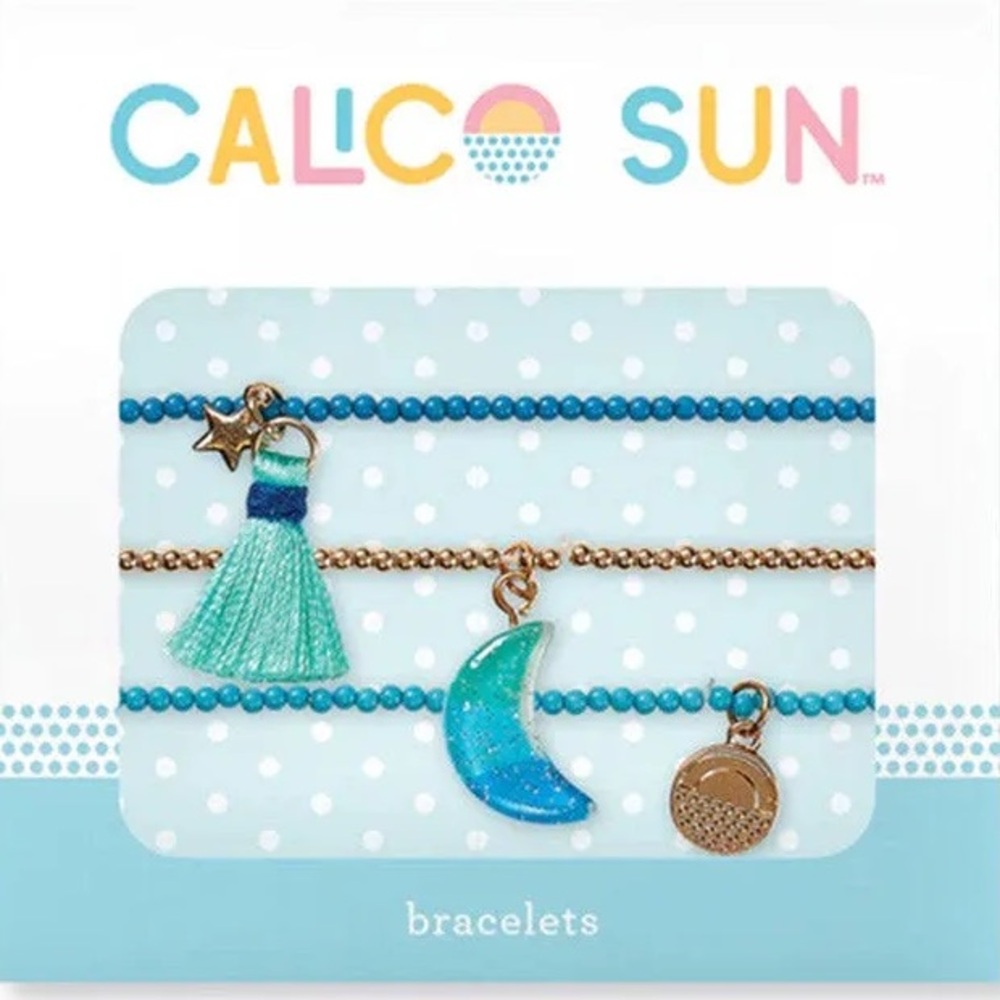 Calico Sun Moon Charm Bracelet Set